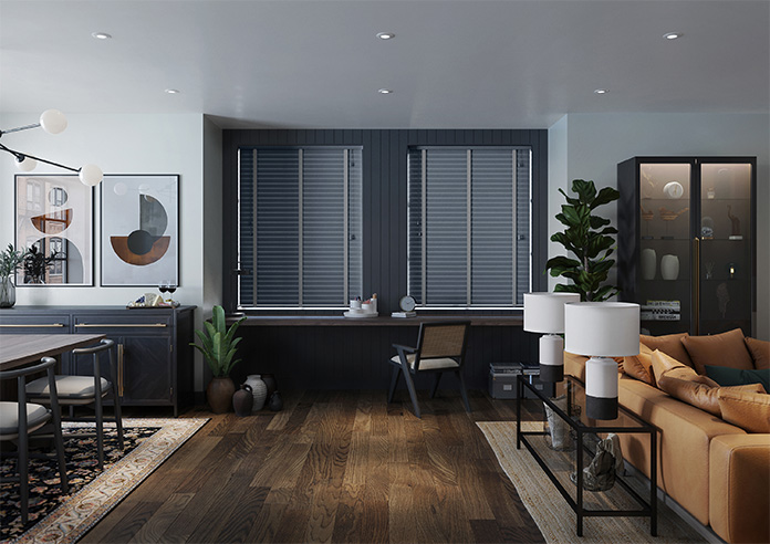 Cotswold Deluxe, Pebble Grey - Motorised Venetian Blind - Image 7